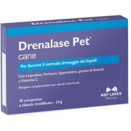 NBF LANES Drenalase Pet Mangime Complementare per Cani 30CP