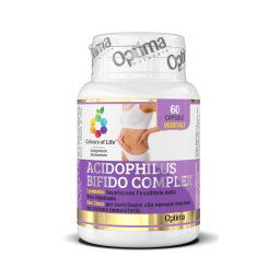 Colours Of Life Acidophilus Bifido Complex 60 Capsule Vegetali 500 Mg