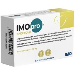 Imopro Cholequil 30 compresse integratore per controllo colesterolo e trigliceridi - IMO Spa