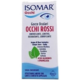 EURITALIA Isomar Gocce Oculari per Occhi Rossi Multidose 10 ml