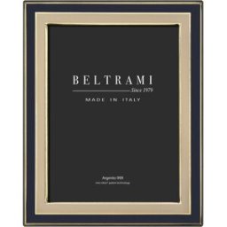 Beltrami Cornice blu e oro foto 15x20 cm con argento Miro Silver