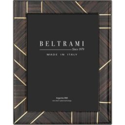 Beltrami Cornice blu zaffiro e oro foto 10x15 cm con argento Miro Silver