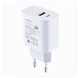 Trade Shop - Caricatore Alimentatore Type-c Pd + Usb 3a 20w Per Samsung Huawei Iphone Ca-s051 -