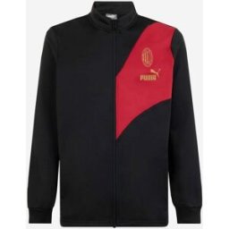 Puma AC Milan Felpa Con Zip Culture Collection - L - Rosso - Uomo