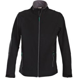 Active Wear Giacca softshell da uomo Mika ; Taglia S; nero