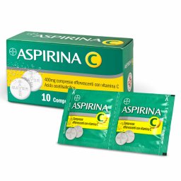 ASPIRINA C 10 COMPRESSE EFFERVESCENTI 400 + 240MG