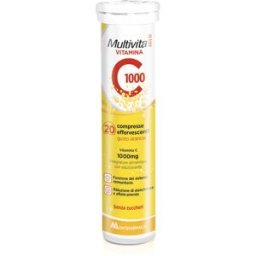 MONTEFARMACO SPA Multivitamix Vitamina C 1000 20 Compresse effervescenti- Integratore Alimentare Vitamina C