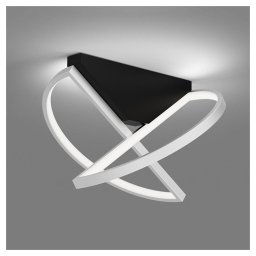 Trade Shop - Plafoniera Led 44w Bianco Lampadario Da Soffitto Design Moderno Luce Fredda 50414 -