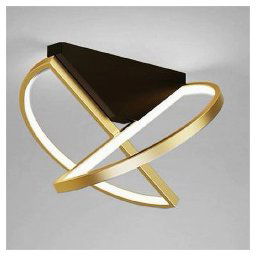 Trade Shop - Plafoniera Led 44 Watt Oro Lampadario Soffitto Design Moderno Luce Fredda 50438 -