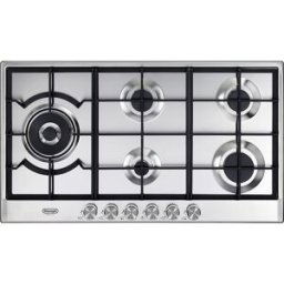 DeLonghi Nsl590dx Piano Cottura 5 Fuochi A Gas 90 Cm Piano In Acciaio Inossidabile Colore Inox - Nsl590dx