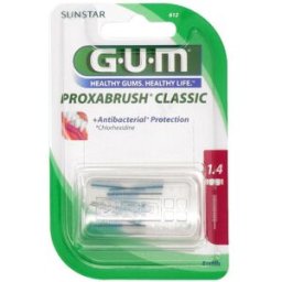 GUM ® Proxabrush Classic 1,4 mm ISO 4 Ricambio 8 pz Spazzolino da denti