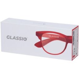 Bestmad Srl Occhiali da Lettura Glassio Fremont Colore Rosso Gradazione +3,0 1 pz