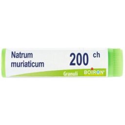 Natrum MUR BOI Boiron Natrum Muriaticum Granuli 200 Ch Contenitore Monodose 1 g Globuli