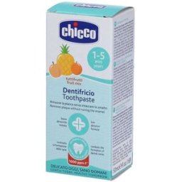 Chicco ® DentifricioTuttifrutti con Fluoro 1 pz Dentifricio