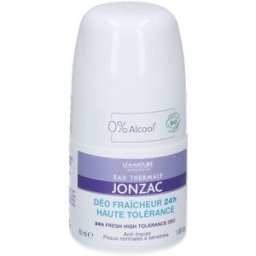 Jonzac Eau Thermale Deodorante Freschezza 24h Alta Tolleranza Rehydrate 50 ml Roll-On