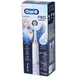 Braun Oral-B PRO 14876673 spazzolino elettrico Bambino Spazzolino rotante Multicolore, Bianco 1 pz da denti