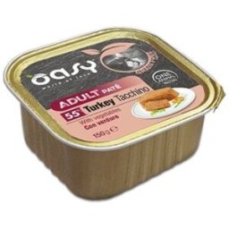 Oasy Dog Grain Free Paté Adult Tacchino con Verdure Vaschetta 150gr