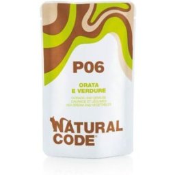 Natural Code Cat Pouches P06 Orata e Verdure Bustina 70 g