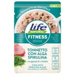 Life petcare Life Cat Funzionale Fitness con Tonnetto e Alga Spirulina Busta 70gr