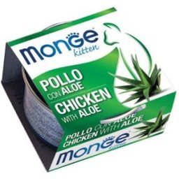 Monge Cat Fruit Kitten Pollo con Aloe Lattina 80g