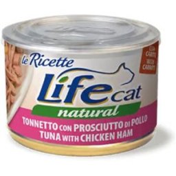 Life petcare Life Cat le Ricette Tonno con Prosciutto e Carote Lattina 150gr