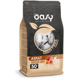 Oasy Dog Grain Free Adult Medium e Large Agnello Fresco 12 kg