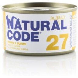 Natural Code Adult Cat 27 Tonno e Surimi in Jelly 85 g
