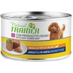Natural Trainer Dog Patè Adult Mini con Prosciutto Crudo Lattina in Patè 150 g