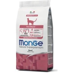 Monge Cat Natural Superpremium Adult Sterilised Monoproteico Manzo 1,5 kg