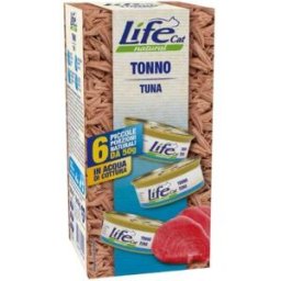 Life petcare Life Cat Natural Multibox Filetti di Tonno Lattine 6x50gr