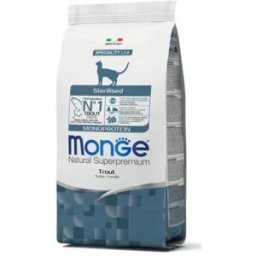 Monge Cat Natural Superpremium Adult Sterilised Monoproteico Trota 1,5kg