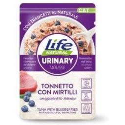 Life petcare Life Cat Funzionale Urinary con Tonnetto e Mirtilli Busta 70gr