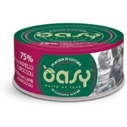 Oasy Cat More Love Pollo con Agnello e Broccoli Lattina 70 g