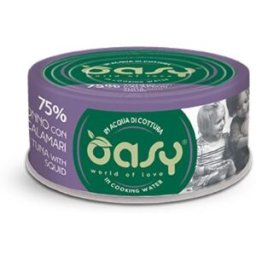 Oasy Cat More Love Tonno con Calamari Lattina 70g