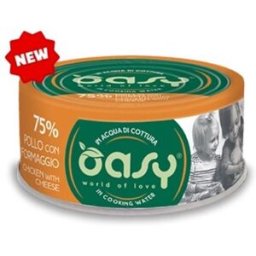 Oasy Cat More Love Pollo con Formaggio Lattina 70gr