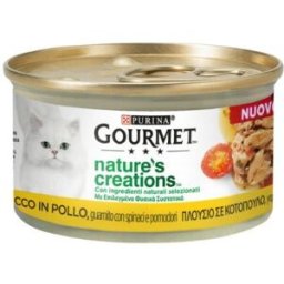 Gourmet Nature's Creations Pollo Guarnito con Spinaci e Pomodori Lattina 85gr
