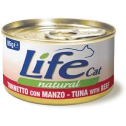 Life petcare Life Cat Natural Tonnetto con Manzo Lattina 85gr