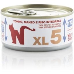 Natural Code Cat XL 05 Tonno Manzo e Riso Integrale 170 g