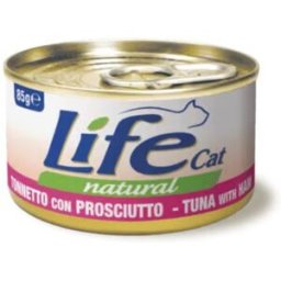 Life petcare Life Cat Natural Tonnetto con Prosciutto Lattina 85gr
