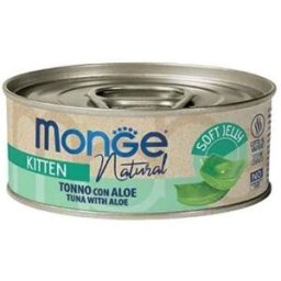 Monge Cat Jelly Kitten Pezzetti di Tonno con Aloe Lattina 80gr