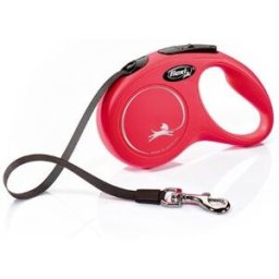 Flexi Guinzaglio Avvolgibile New Classic Fettuccia 5 m Misura S