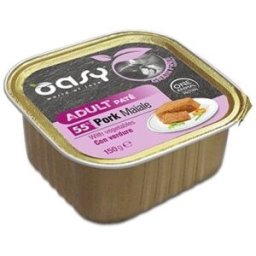 Oasy Dog Grain Free Paté Adult Maiale con Verdure Vaschetta 150gr