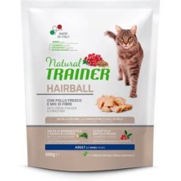 Natural Trainer Cat Hairball Adult con Pollo 300 g