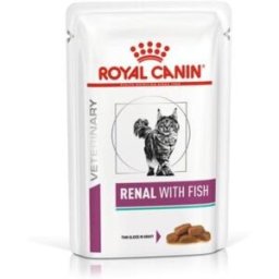 Royal Canin Cat Veterinary Diet Renal con Pesce Bocconcini in Salsa 85 g