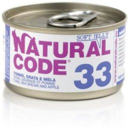 Natural Code Adult Cat 33 Tonno Orata e Amaranto in Jelly 85 g