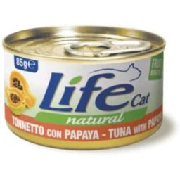 Life petcare Life Cat Natural Tonnetto con Papaya Lattina 85gr