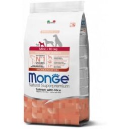 Monge Dog Natural Superpremium Puppy & Junior Mini Salmone e Riso 2,5kg