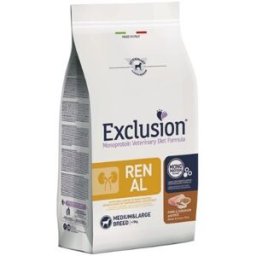 Exclusion Dog Diet Renal Medium e Large Maiale 12 kg