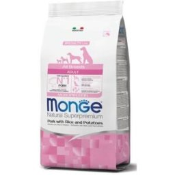 Monge Dog Natural Superpremium All Breeds Adult Maiale Riso e Patate 2.5kg