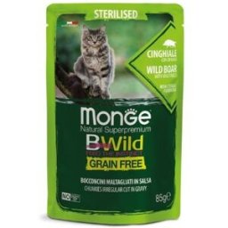 Monge Cat BWild Adult Sterilized con Cinghiale Busta 85gr